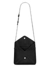 Cassandre Envelope Strap Leather Cross Bag Black - SAINT LAURENT - BALAAN 5