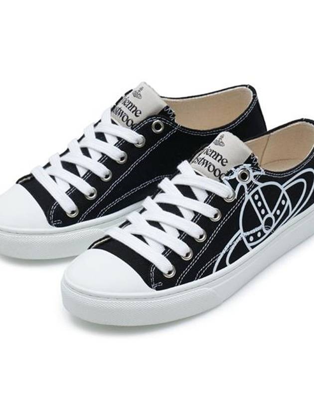 ORB Logo Low Top Sneakers Black - VIVIENNE WESTWOOD - BALAAN 3