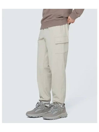 Lago weakly brushed women s cargo jogger pants Light Beige S24WWTPT35 - SNOW PEAK - BALAAN 1