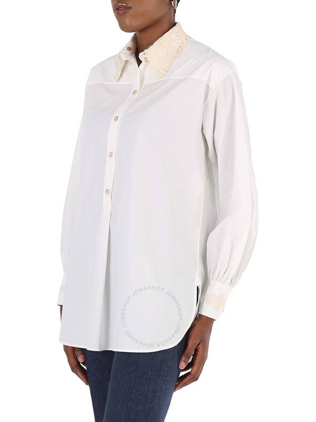 Gucci Detachable Collar Oversized Shirt, Brand Size 38 (US Size 4) (US Size 4) - GUCCI - BALAAN 3