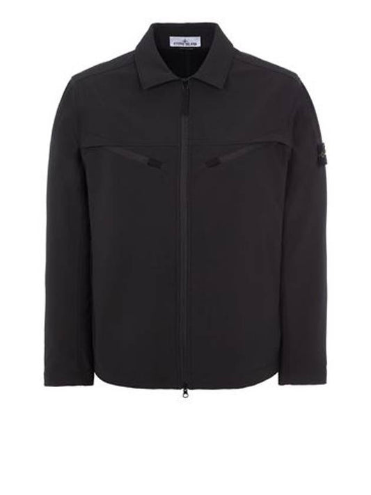 Light Soft Shell Shirt Jacket Navy - STONE ISLAND - BALAAN 2