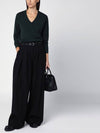 Women s Forest Green Wool Sweater PEVERAWO BPG - MAX MARA - BALAAN 2