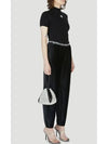 Alexander Wang logojacquard waistband stretch velvet track pants - ALEXANDER WANG - BALAAN 5