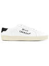 Court Classic Embroidered Low Top Sneakers White - SAINT LAURENT - BALAAN 4