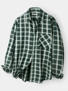 Flannel check shirt green - INDUST - BALAAN 4