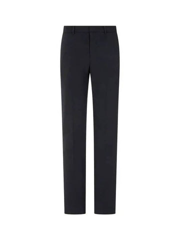 Men s Easy Wool Criss Pants Navy - EMPORIO ARMANI - BALAAN 1