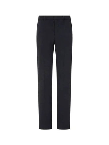 Men s Easy Wool Criss Pants Navy - EMPORIO ARMANI - BALAAN 1