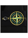 Wappen Patch Garment Dyed Sweatshirt Black - STONE ISLAND - BALAAN 4