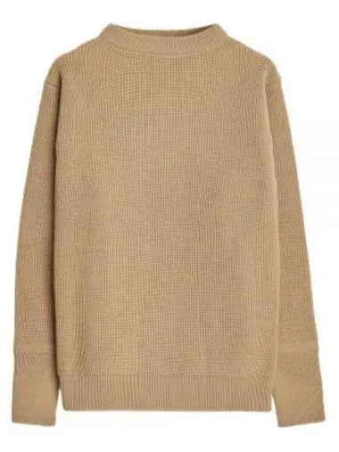 Sailor Crew Neck Knit Top Camel - ANDERSEN-ANDERSEN - BALAAN 1