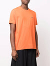 Short sleeve unisex ORB embroidery logo classic tshirt orange 3G010006 - VIVIENNE WESTWOOD - BALAAN 7