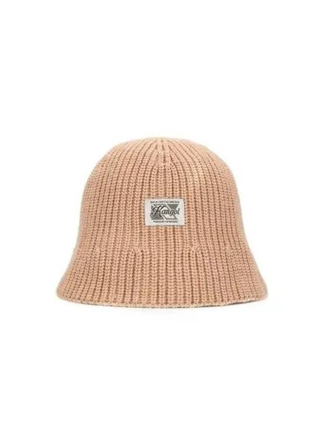 Washed Knit Bucket 3698 Oat - KANGOL - BALAAN 1