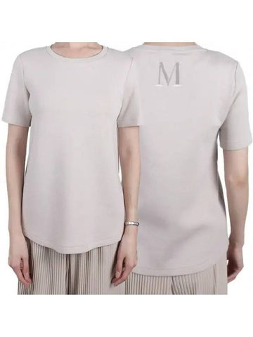 S Women Tubo Short Sleeve Tee Beige 001 1120493 - MAX MARA - BALAAN 1