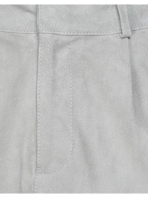 GEOGIO BRATO PELLA LEATHER light gray pants - GIORGIO BRATO - BALAAN 2