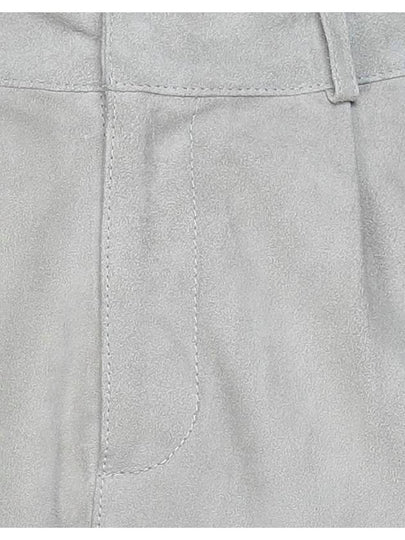 GEOGIO BRATO PELLA LEATHER light gray pants - GIORGIO BRATO - BALAAN 2