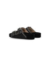 Lennyo Eyelet Leather Slippers Black - ISABEL MARANT - BALAAN 5