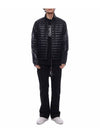 Althays Short Down Zip-Up Padding Black - MONCLER - BALAAN 4