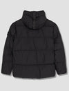 Naslan Light Watro Down Hooded Padded Black - STONE ISLAND - BALAAN 3