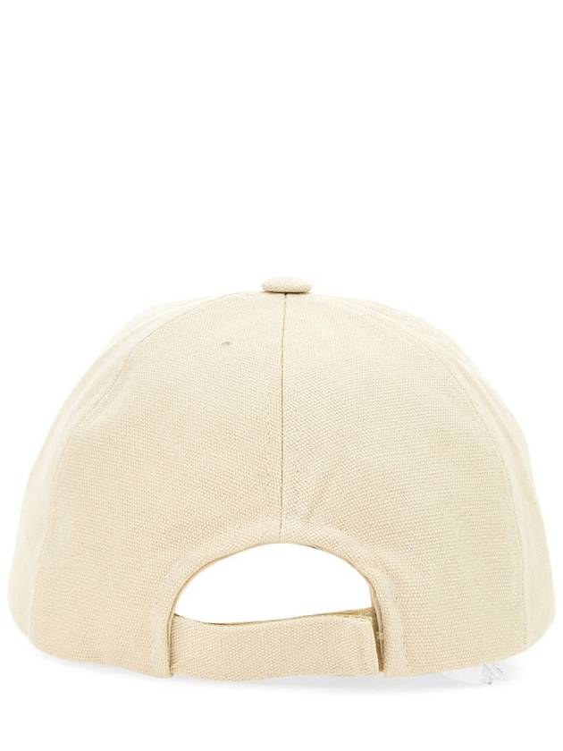 Tyron Logo Cotton Ball Cap Ecru Red - ISABEL MARANT - BALAAN 3