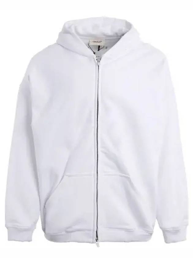 19FW C000 1012 100 White Full Hooded Zipup - FEAR OF GOD - BALAAN 1