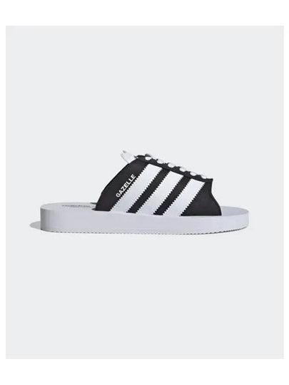 Gazelle Beach Slippers Black White - ADIDAS - BALAAN 2