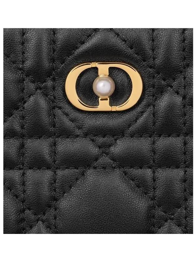 Jolie Scarlet Half Wallet Black - DIOR - BALAAN 7