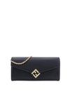 FF Diamond Continental Chain Long Wallet Black - FENDI - BALAAN 2