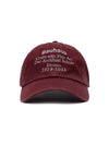 BAUHAUS WASHED BALL CAP BURGUNDY - POLYGRAM - BALAAN 5