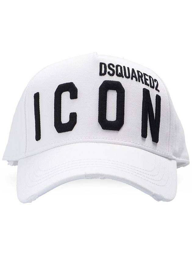 icon logo ball cap white - DSQUARED2 - BALAAN 2