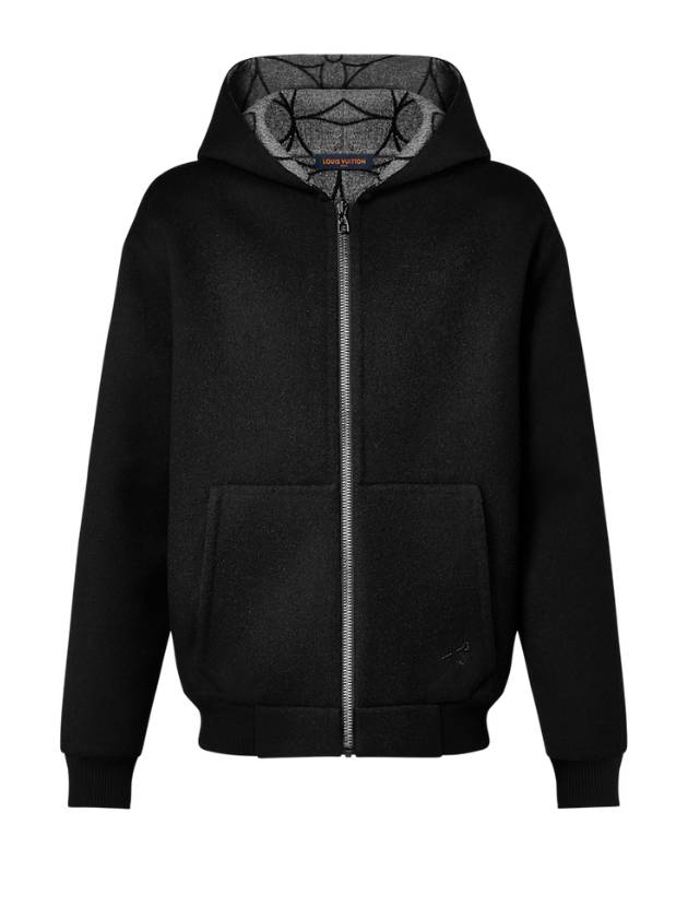 Reversible Double Face Zip-Up Hoodie Black - LOUIS VUITTON - BALAAN 1