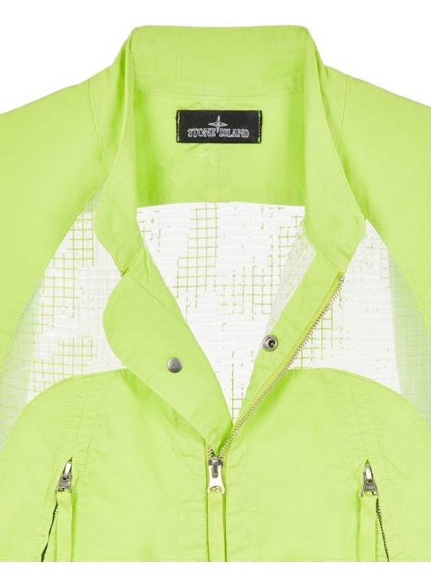 Shadow Project Distorted Ripstop Organza TC Vest Pistachio Green - STONE ISLAND - BALAAN 9