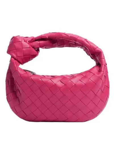 Jodie Intrecciato Small Tote Bag Pink - BOTTEGA VENETA - BALAAN 2