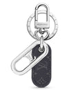 LV Padded Circle Bag Charm Key Holder Silver - LOUIS VUITTON - BALAAN.