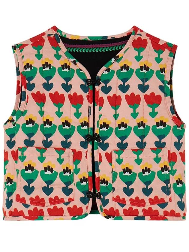 Kids Flower Reversible Vest TT2C12 Z1267 921 - STELLA MCCARTNEY - BALAAN 4