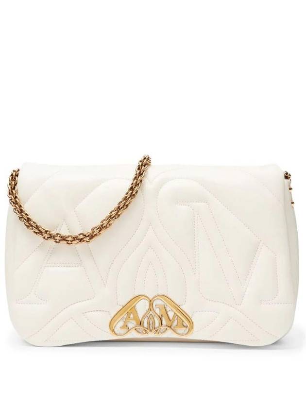 Seal Quilted Shoulder Bag 7557031BLE1 - ALEXANDER MCQUEEN - BALAAN 1