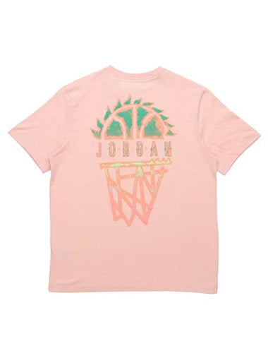 Jordan DNA Graphic Short Sleeve T-Shirt Light Pink - NIKE - BALAAN 1