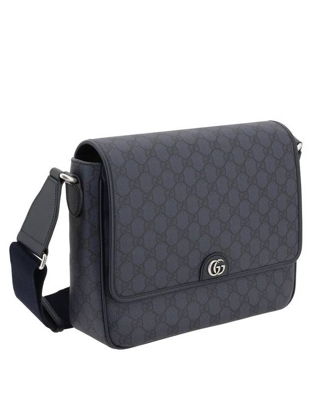 GG Supreme Canvas Messenger Bag Blue - GUCCI - BALAAN 3