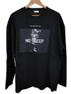 NUS19221 009 NO SLEEP TShirt Black - IH NOM UH NIT - BALAAN 2