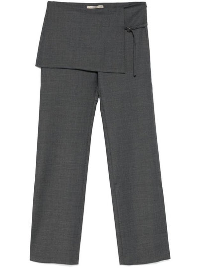 Archive Mid Rise Straight Pants Dark Grey - PALOMA WOOL - BALAAN 2