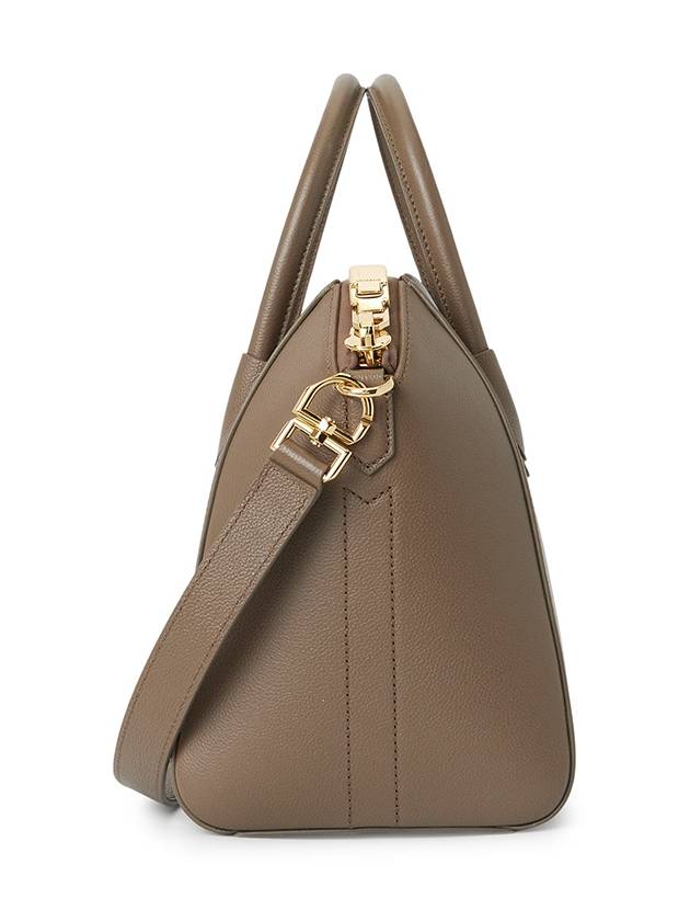 Antigona Small Calfskin Tote Bag Taupe - GIVENCHY - BALAAN 3