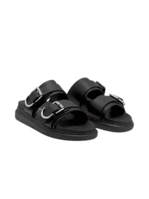 Hybrid Leather Slippers Black - ALEXANDER MCQUEEN - BALAAN 2