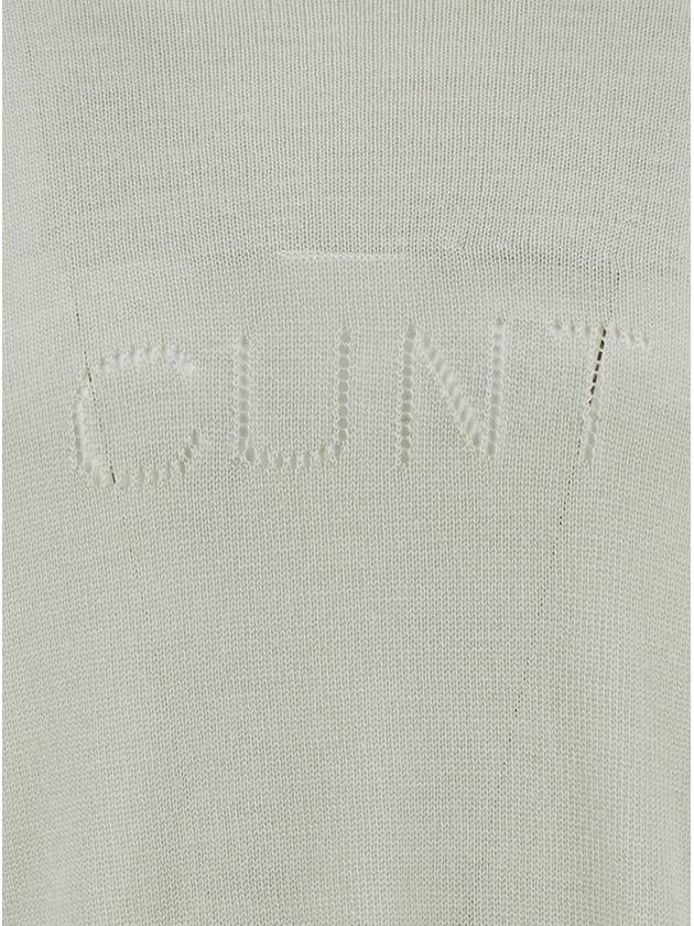 Grey Long Sleeve Top With Cunt Writing In Wool Man - RICK OWENS - BALAAN 3