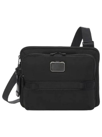 Alpha Bravo Service Crossbody Black Bag - TUMI - BALAAN 1