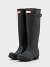 Tall Back Adjustable Wellington Rain Boots Black - HUNTER - BALAAN 3