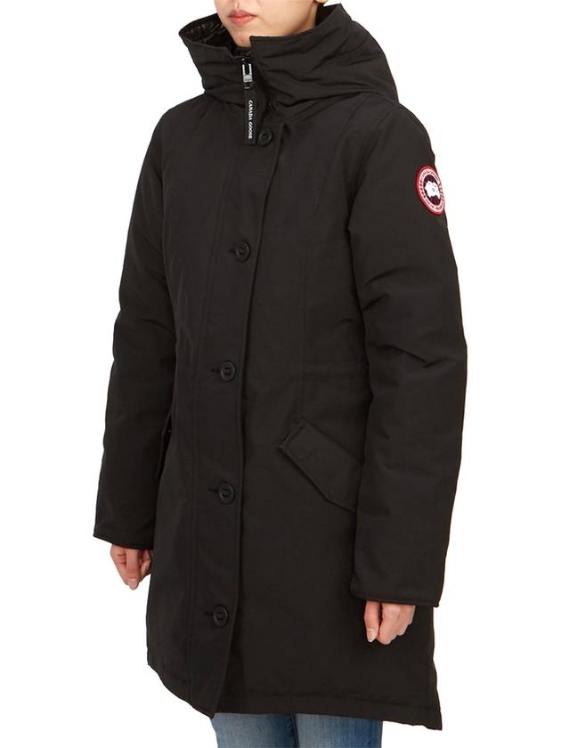 Rossclair Hooded Padding Black - CANADA GOOSE - BALAAN 4