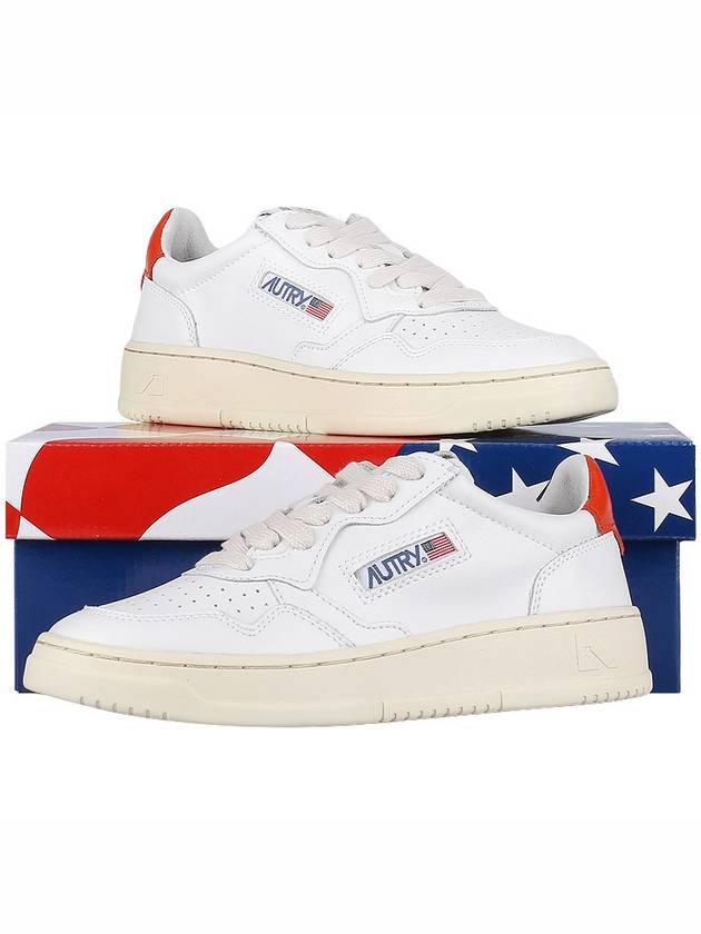 Medalist Orange Tab Low Top Sneakers White - AUTRY - BALAAN 11