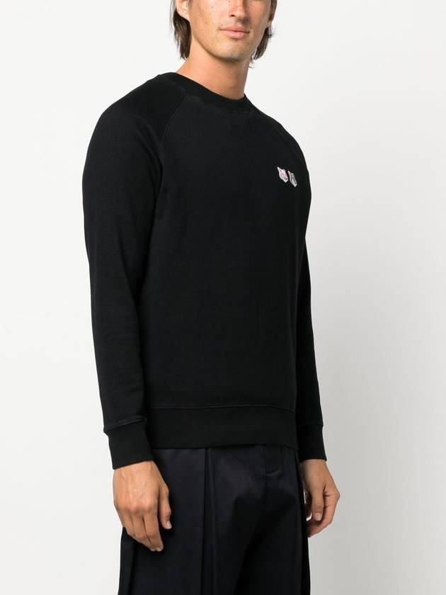 Monochrome Fox Head Patch Classic Sweatshirt Black - MAISON KITSUNE - BALAAN 6