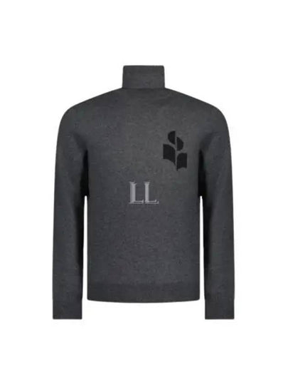 Enzo Logo Turtleneck Charcoal - ISABEL MARANT - BALAAN 2