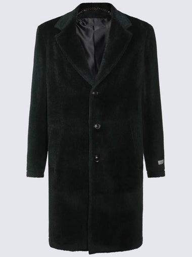 Canali Dark Green Wool Suit Coat - CANALI - BALAAN 1