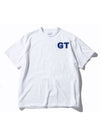 Two-tone chain embroidery GT logo white T-shirt - GRAN TURISMO - BALAAN 2