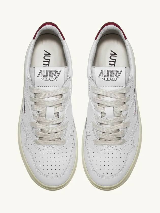 Medalist Red Tab Low Top Sneakers White - AUTRY - BALAAN 7